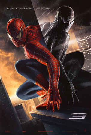Uno de los carteles de Spiderman 3